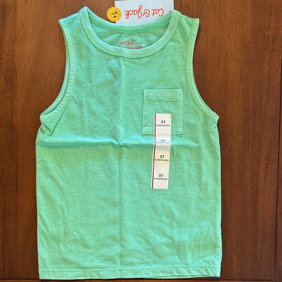 Mixed Kids Tees - Coral, Mint, Tan, Aqua Stripe & Light Blue - Picture 8 of 11